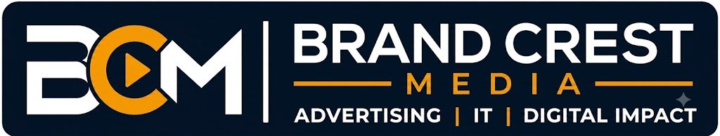 Brand Crest Media Logo